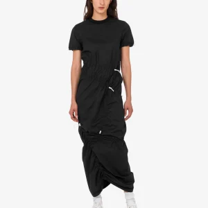 Abito in popeline di cotone stretch