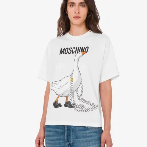 T-shirt in jersey di cotone organico Goose