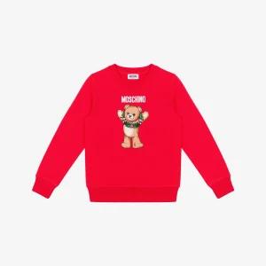 Felpa in cotone Moschino Teddy Bear