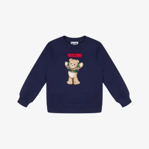 Felpa in cotone Moschino Teddy Bear