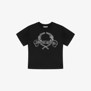 T-shirt in jersey di cotone Laurel Crown